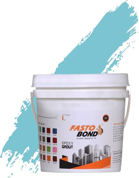 Fastobond Epoxy Tile Grout 3 Components SKY BLUE COLOR Crack Filler