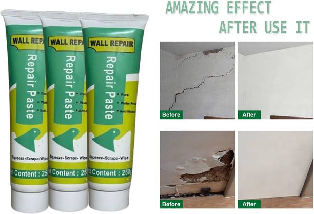 My Machine 3QTY Waterproof Wall Crack Filler paste For Wall, Tiles GAP, Wood & Plaster M18 Crack Filler