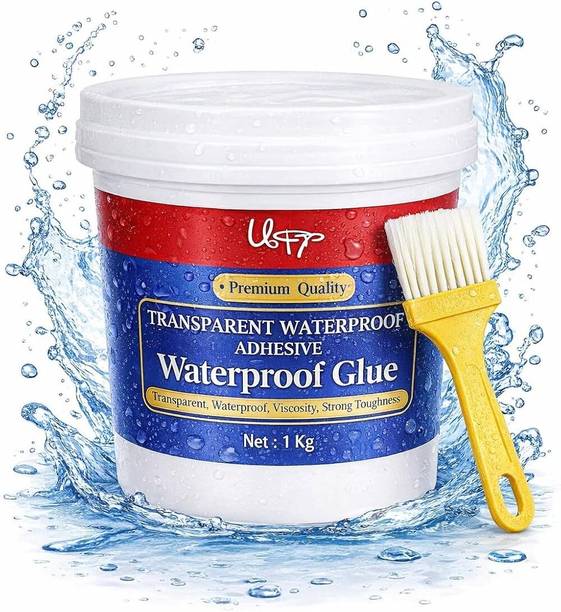 vixora 1 Transparent Waterproof Adhesive Glue 1 Kg Crack Filler