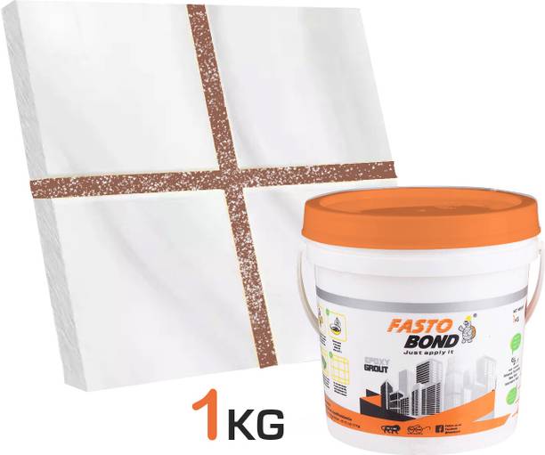 Fastobond 1 Kg Epoxy Tile Grout 3 Components C brown Silver Crack Filler