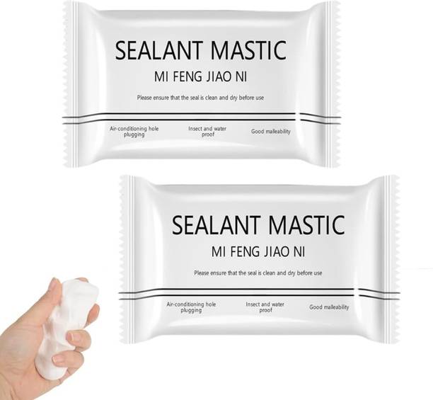 Stadash 2pcs Wall Hole Sealing Cement Air Conditioner Clay Sealant Waterproof Seal Putty Crack Filler
