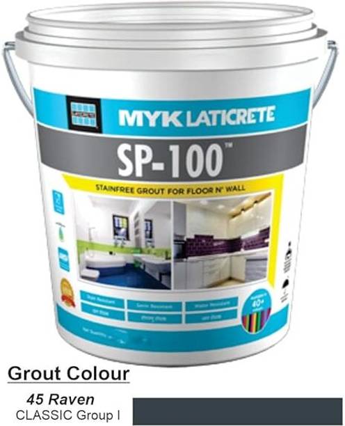 MYK LATICRETE SP-100 Stain free Epoxy Grout For Floor & Wall (Raven 45) Crack Filler