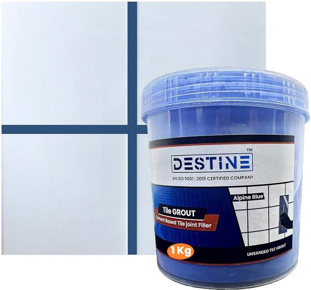 Destine Tile Grout (Colour: Alpine Blue) | Cement Based Tile Joint Filler | Crack Filler
