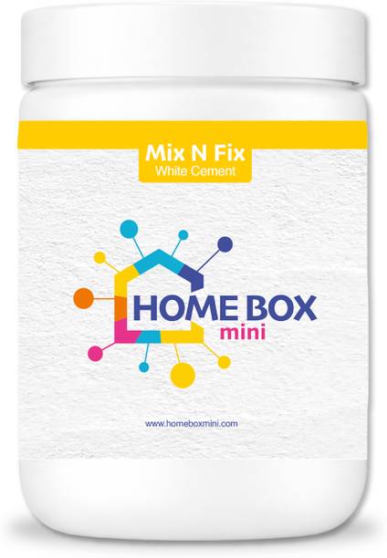 HOME BOX mini Mix n Fix White Cement Putty for Interior/Exterior Walls Pack of 1 Crack Filler