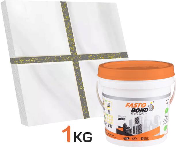 Fastobond 1 Kg Epoxy Tile Grout 3 Components Dark gray Golden Crack Filler