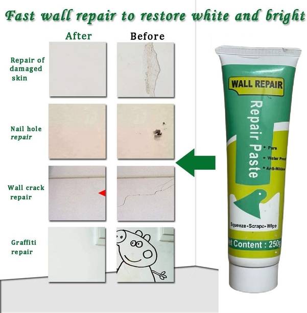 MetriteINDIA Waterproof Crack Filler paste For Wall, Tiles GAP Filler, Wood & Plaster T6 Crack Filler