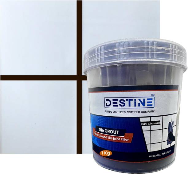 Destine Tile Grout (Colour: Dark Chocolate) | Cement Based Tile Joint Filler | Crack Filler