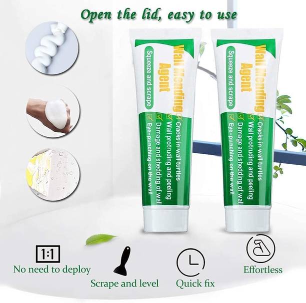 MetriteINDIA 2QTY Waterproof Wall Crack Filler paste For Wall, Tiles GAP, Wood & Plaster G67 Crack Filler
