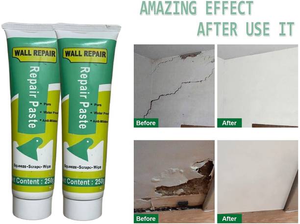 MetriteINDIA 2QTY Waterproof Wall Crack Filler paste For Wall, Tiles GAP, Wood & Plaster T55 Crack Filler