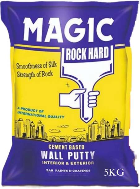 Magic Paints Hard Cement Base Wall Putty |White Cement Powder| Interior/Exterior Walls| Crack Filler