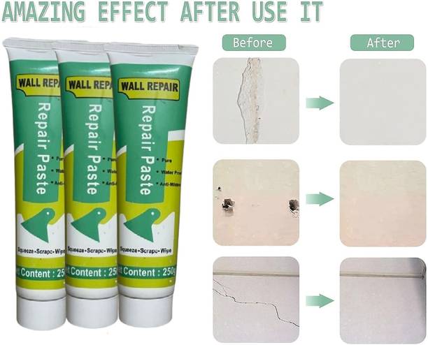 My Machine 3QTY Waterproof Wall Crack Filler paste For Wall, Tiles GAP, Wood & Plaster M15 Crack Filler
