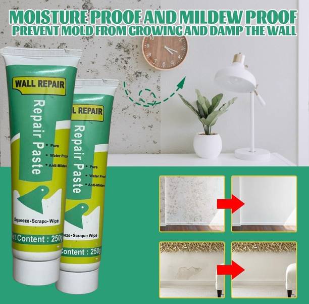 MetriteINDIA 2PCS Wall Repair Paste for Filling Cracks, Holes, Easy wall/Tiles repair kit T12 Adhesive