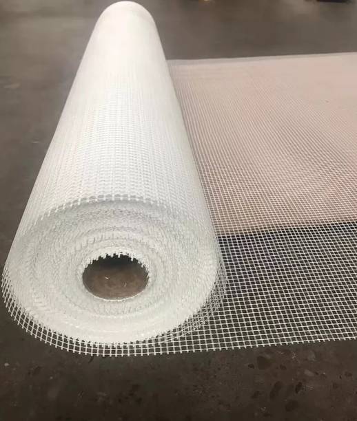 CLEFTS Fiber Glass Mesh 80 GSM for Waterproofing (1 Meter X 50 Meter) Crack Filler