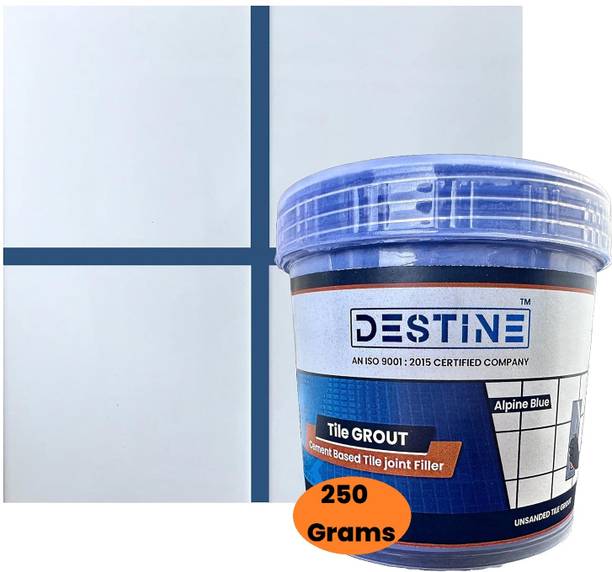 Destine Tile Grout (Colour: Alpine Blue) | Cement Based Tile Joint Filler | Crack Filler