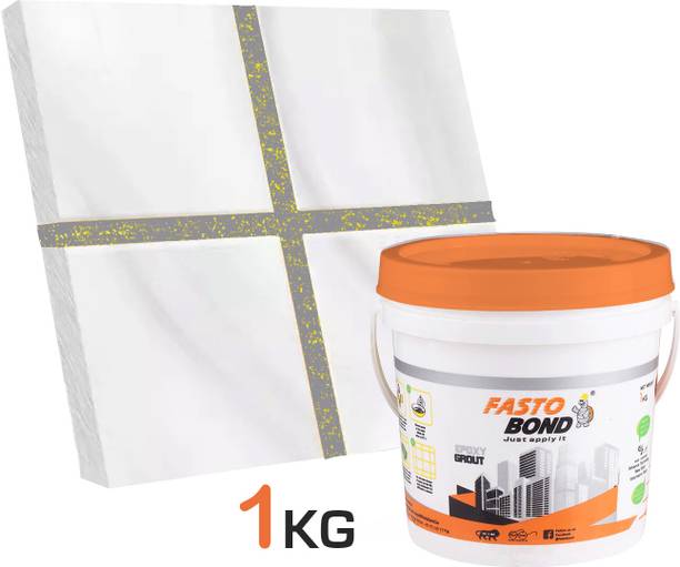 Fastobond 1 Kg Epoxy Tile Grout 3 Components Stone gray Golden Crack Filler