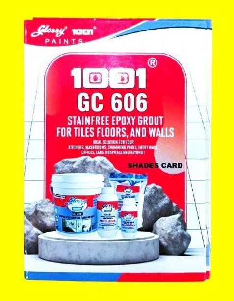 1001 STAIN EPOXY GROUT SHADES CARD Crack Filler