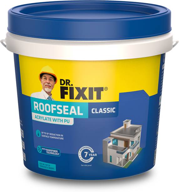 Pidilite Roofseal Classic, Waterproofing Solution for Homes, Terraces, Roofs Crack Filler