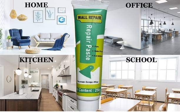 My Machine Wall Repair Paste for Filling Cracks, Holes, Easy wall/Tiles repair kit N30 Adhesive