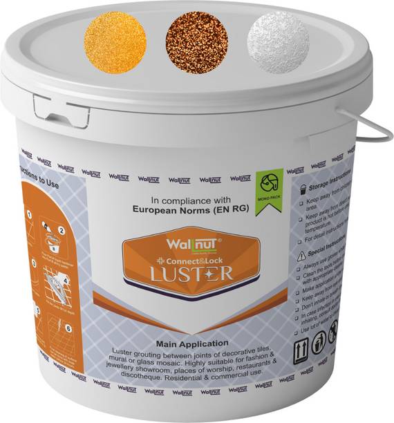 Wallnut C&L Luster 2 Component Epoxy Grout Super Shiny Smooth Finish (Copper) Crack Filler