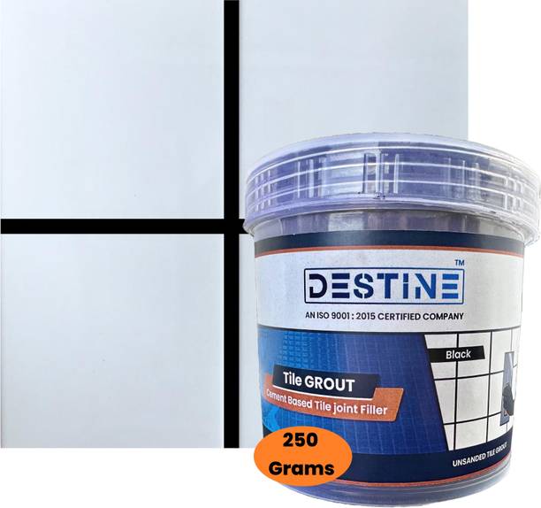 Destine Tile Grout (Colour: Black) | Cement Based Tile Joint Filler | Crack Filler