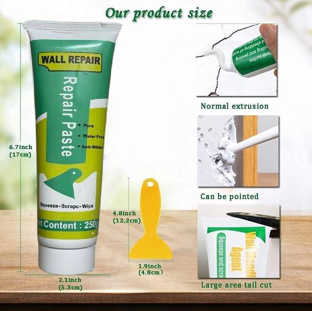 MetriteINDIA Waterproof Crack Filler paste For Wall, Tiles GAP Filler, Wood & Plaster T5 Crack Filler