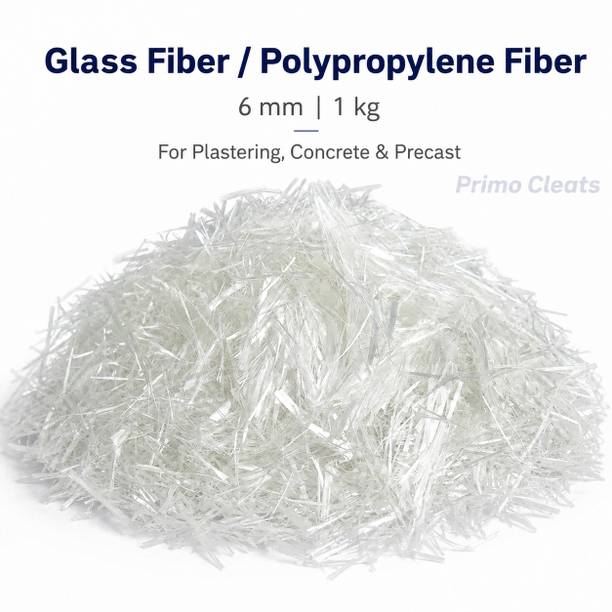 Primo Cleats Glass Fiber Concrete Reinforcement 6 mm for Plastering & Crack Control Crack Filler