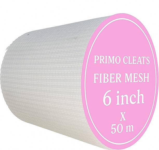 Primo Cleats Fiber Mesh Roll – 145 GSM 6 Inch (150mm) x 50 Mtr Crack Filler Plastering Crack Filler