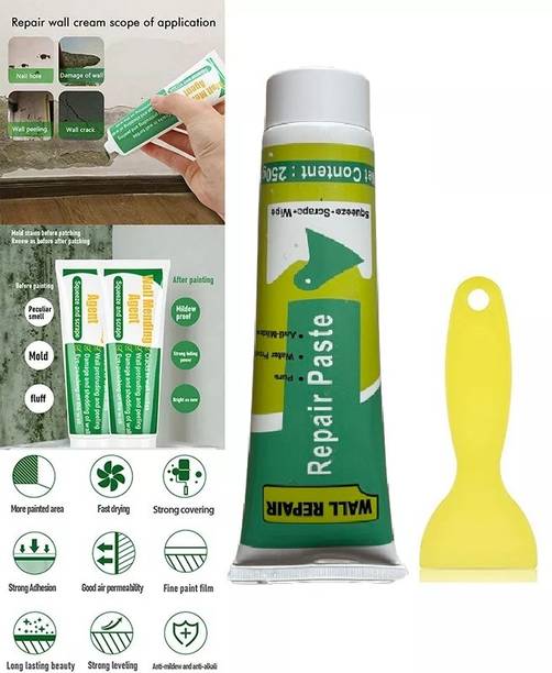 Glocal Web Wall Repair Paste for Filling Cracks, Holes, Easy wall/Tiles repair kit R37 Adhesive
