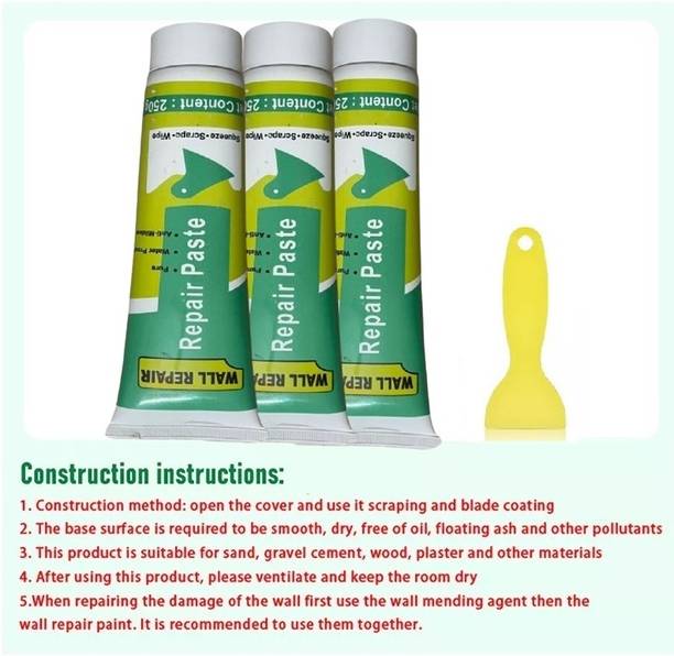 My Machine 3QTY Waterproof Wall Crack Filler paste For Wall, Tiles GAP, Wood & Plaster N21 Crack Filler