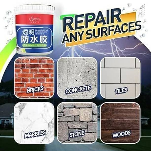 STYLEORIANS ™Transparent Waterproof Adhesive Repairing Leak seal cement surface cracks agent Adhesive