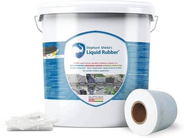 Liquid Rubber Durable Waterproofing for, Joints & Damp Walls with RF Fabric Crack Filler