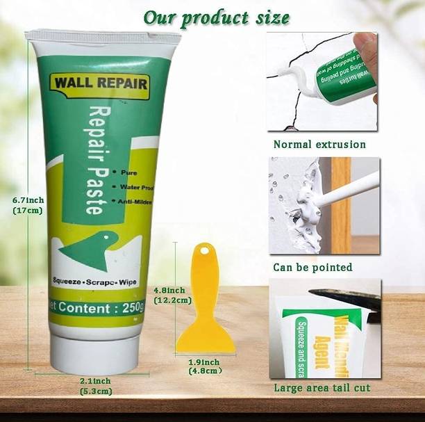 My Machine Wall Repair Paste for Filling Cracks, Holes, Easy wall/Tiles repair kit N25 Adhesive