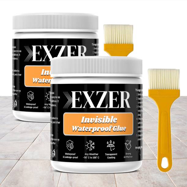 Exzer Transparent Waterproof Glue for Roof Water Leakage Glue Sealant Liquid Solution Crack Filler
