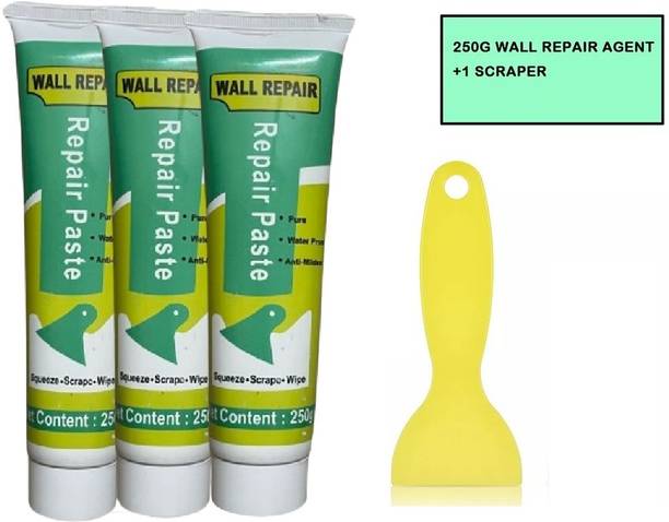 MetriteINDIA 3QTY Waterproof Wall Crack Filler paste For Wall, Tiles GAP, Wood & Plaster G33 Crack Filler