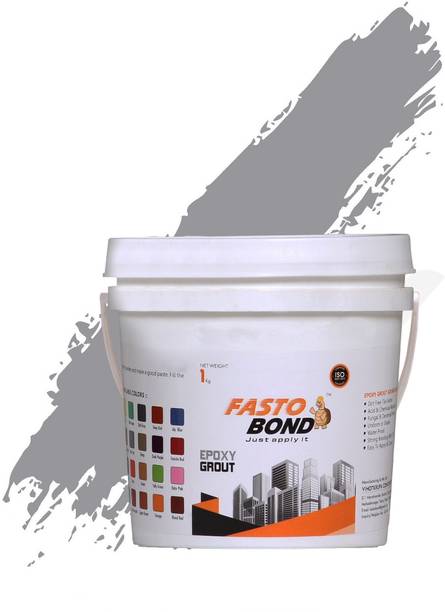 Fastobond Epoxy Tile Grout 3 Components STEEL GRAY COLOR Crack Filler