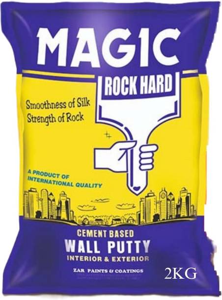 Magic Paints Hard Cement Base Wall Putty |White Cement Powder| Interior/Exterior Walls| Crack Filler