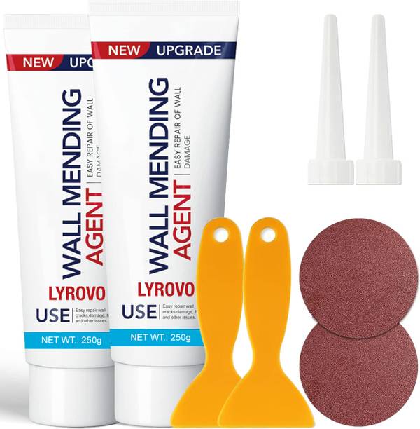 Lyrovo Wall repair paste waterproof Kit 2 Pack 250g Crack Filler