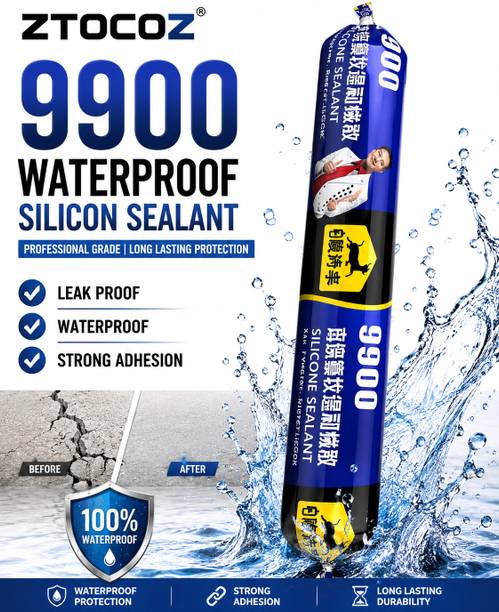 ZTOCOZ Waterproof Silicone Sealant for Roof & Wall Crac...