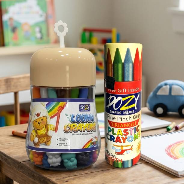 Dozy Kids looma Crayon plastic crayon Combo Pack