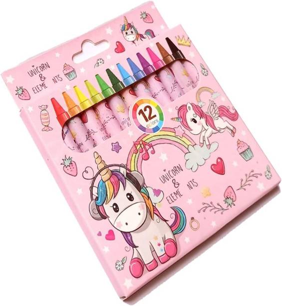 Radhya Accessories Unicorn crayons colors for girls (Pack of 2)colors set for kids