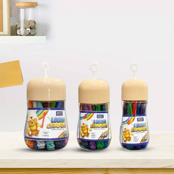 Dozy kids plastic crayon in 3 varinents combo
