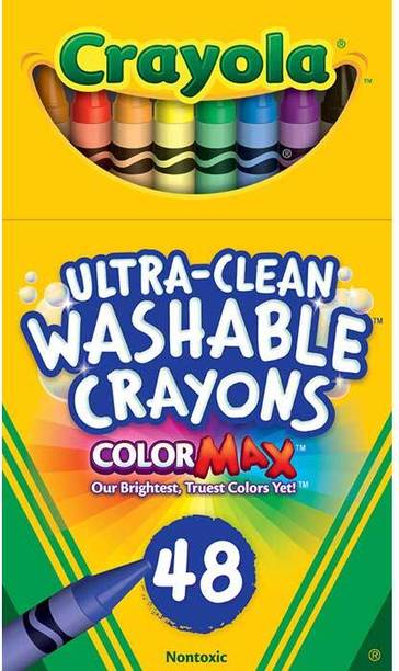 Crayola Kiddies India International Pvt Ltd Ultra Clean Washable Crayons extra long smooth and bright color
