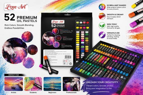 Rai Exclusive Love Art super smooth premium oil pastels