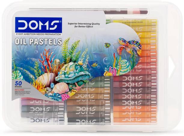 DOMS Oil Pastels 50 Assorted Shades