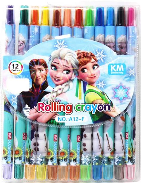 R H lifestyle Rolling Crayons Twistable Crayon Crayons Color Set Birthday Return Gift for Kids