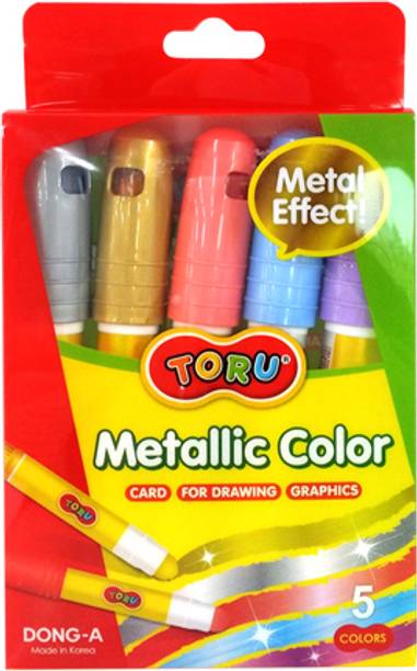 DONG -A useTORU METALLIC 5 COLOR CRAYON SETMRP