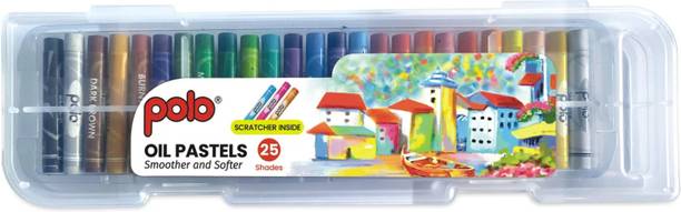 Rai Exclusive Polo oil pastels 25 shades plastic Reusable pack