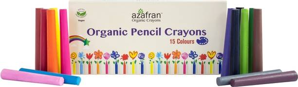 Azafran Organics Organic Pencil Crayons (15 colors)