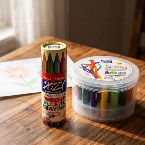Dozy 24 Erasable Plastic Crayons Set combo