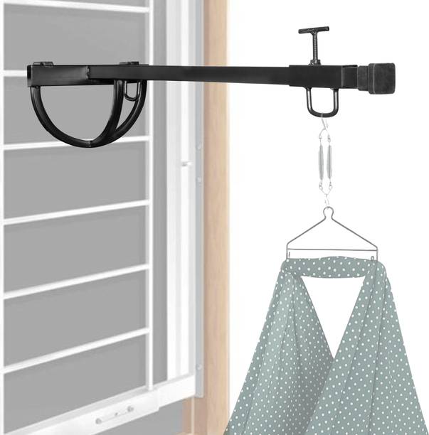 ella Trendz Adjustable Iron Baby Cradle Window Hanger with Sliding Arm & Lock Clamp